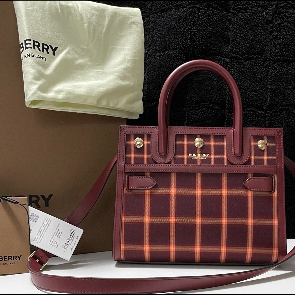 Burberry mini leather handbag - Used once